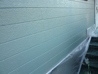 入間市　外壁塗装　ミストグリーン