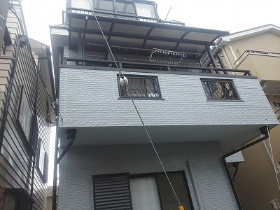 越谷市で【シール工事】と屋根塗装・外壁塗装・防水工事を行いました。